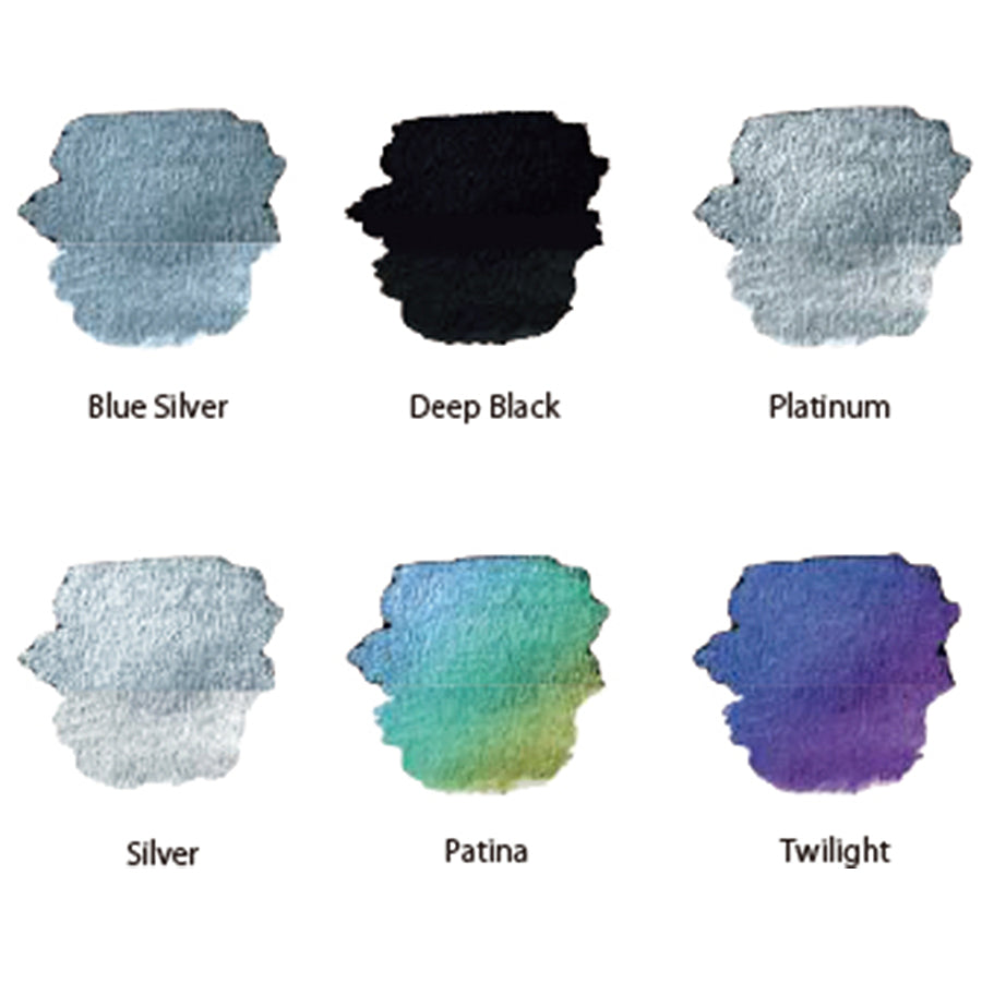 ファインテック F2400 パールカラー水彩絵具 24色セット - PIGMENT